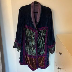 Etro Silk and Velvet Robe Jacket